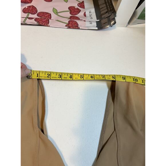 Free People XS Intimately Nude Cap Sleeve V-Neck Bralette Crop Free People Crop - Picture 11 of 12